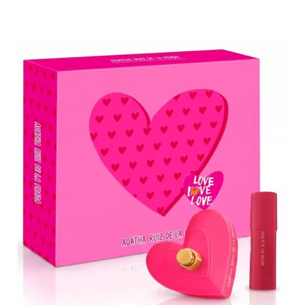 Agatha Ruiz De La Prada Set Love Love Love EDT 80 ML + Balsamo Labial 5g (M)