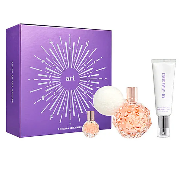 Ariana-Grande-Ari-Set-EDP-100ML-Parfum-Miniatura-7.5ML-Crema-de-manos-y-cuerpo-50ML-Mujer