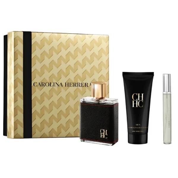 Carolina Herrera CH Men EDT 100 ML + 10 ML + A/S 100 ML (H)