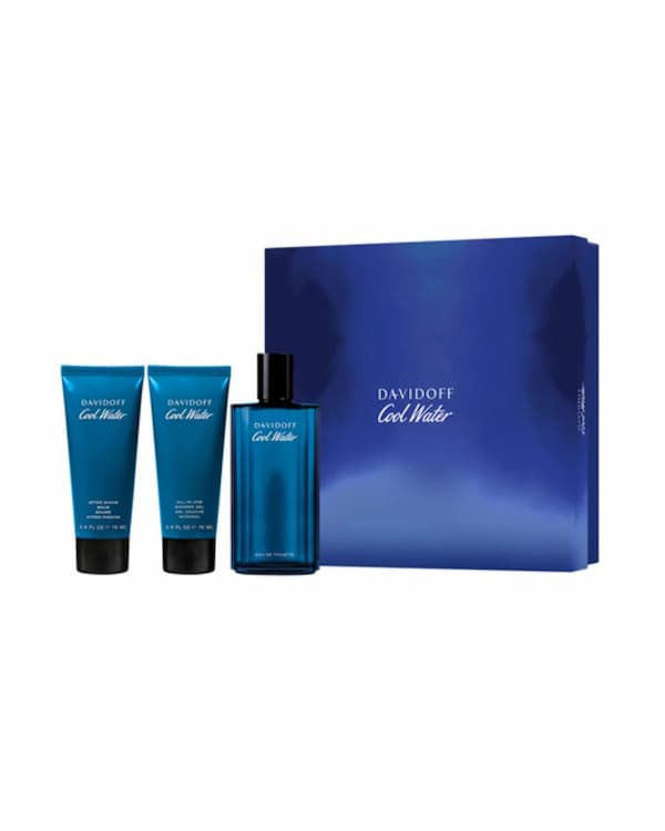 Davidoff Set Cool Water EDT 125 ML + SG 75 ML + AS 75 ML (H)