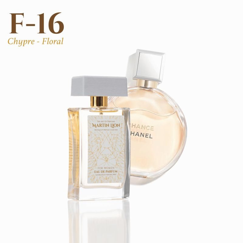 Martin Lion F16 - Inspiracion Chanel Chance - EDP 50 ML Tester (sin tapa)