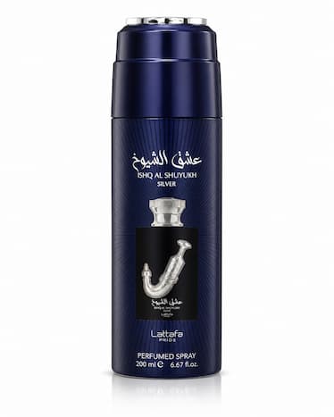 Lattafa Pride Ishq al Shuyukh Silver Body Spray 200 ML (U)