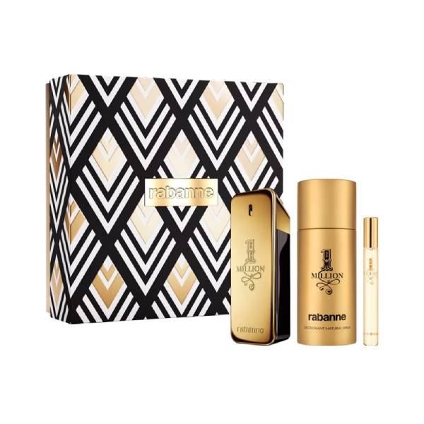 Paco Rabanne 1 Million Set EDT 100 ML +Deo 150 ML + Miniatura 10 ML (H)