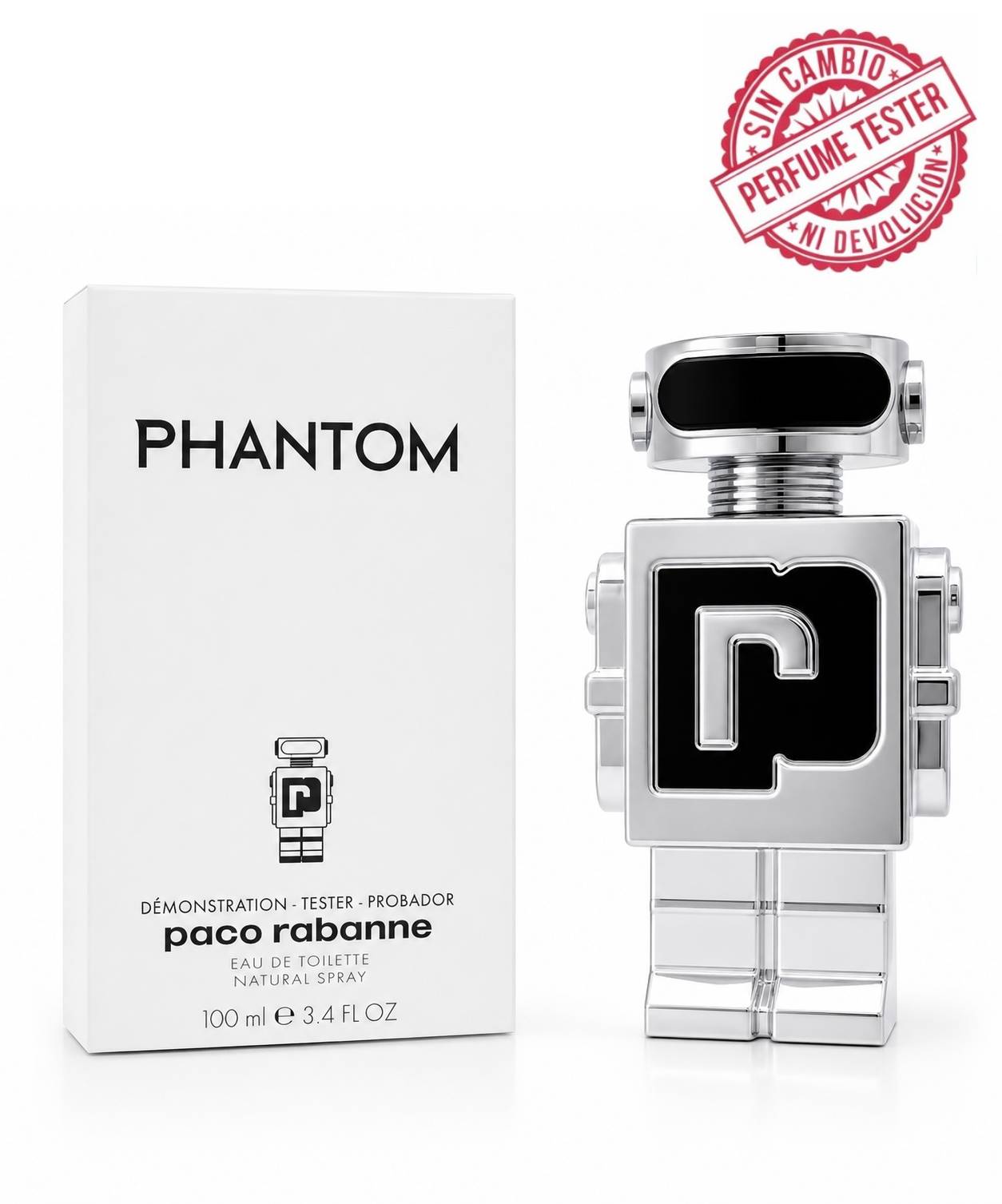 Paco Rabanne Phantom EDT 100 ML Tester (H)