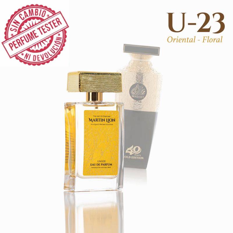 Martin Lion U23 - Inspiracion Arabian Oud Madawi 40 Years Gold Edition - EDP 50 ML Tester (U)
