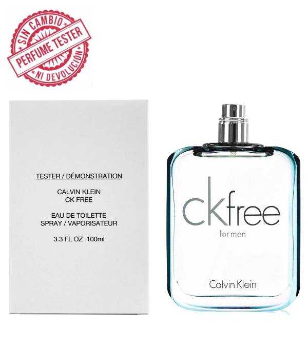 Calvin Klein CK Free for Men EDT 100 ML Tester sin Tapa (H)