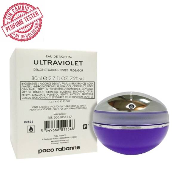 Paco Rabanne Ultraviolet Tester EDP 80 ML (M)