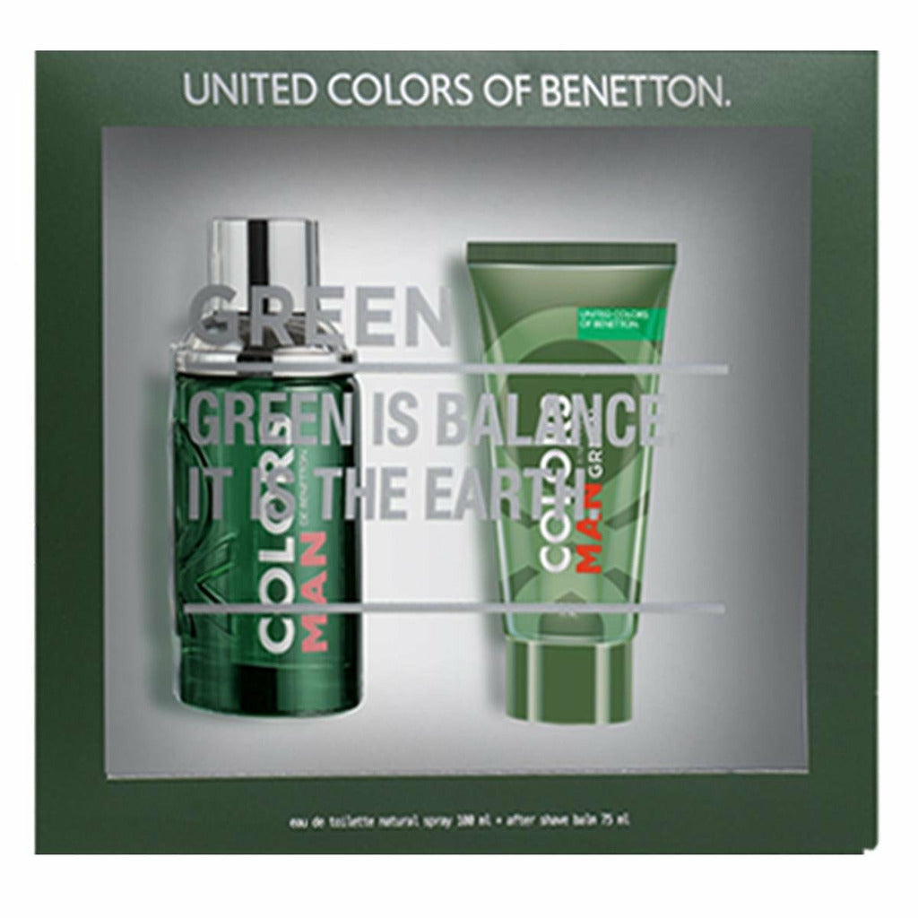 perfume colors green benetton set