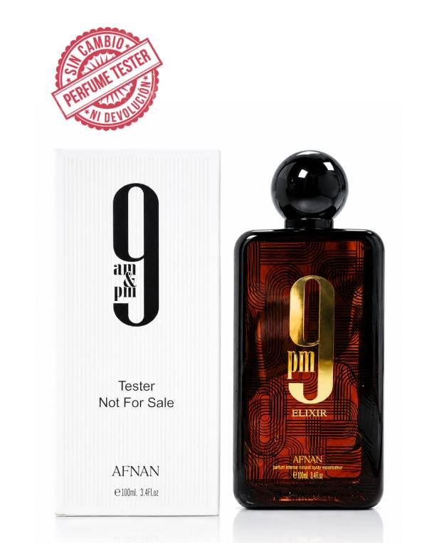 Afnan 9 pm Elixir Parfum Intense 100 ML Tester (U)