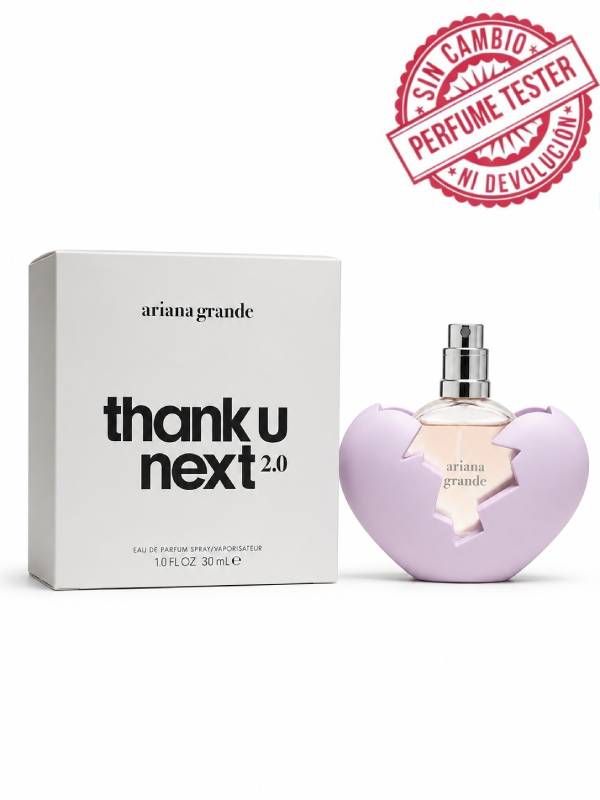 Ariana Grande Thank U Next 2.0 EDP 30 ML Tester Sin Tapa (M)