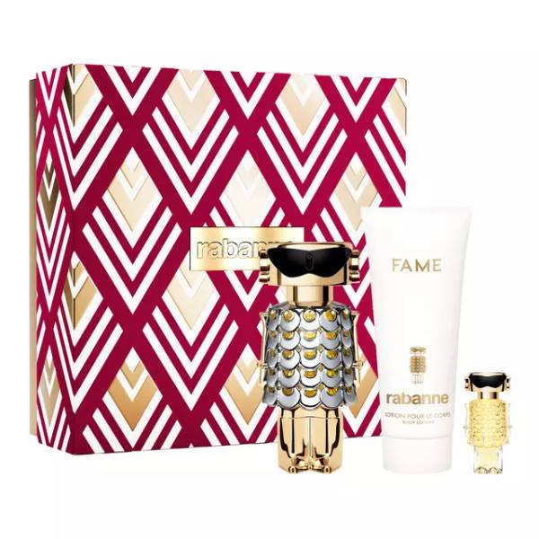 Paco Rabanne Fame Set EDP 100 ML + Body Lotion 100 ML + Miniatura 4 ML (M)