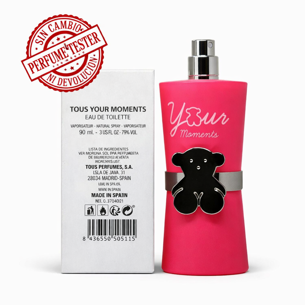Tous Your Moments EDT 90 ML Tester sin Tapa (M)
