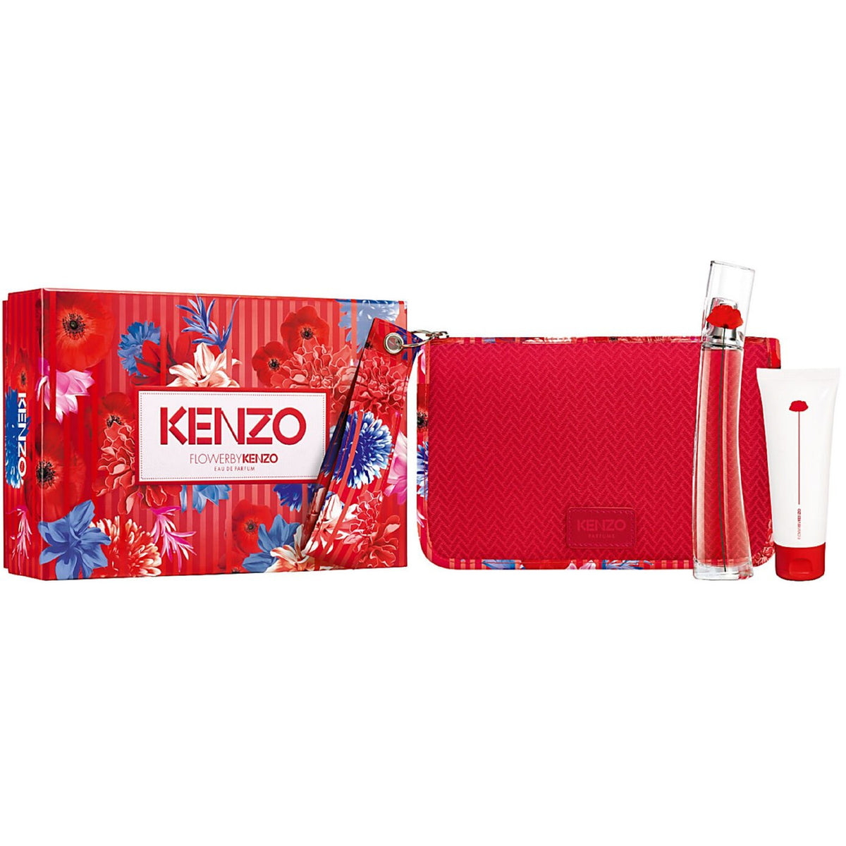 Perfume Kenzo Flower EDP 50 ML 75 ML Crema Bolsa M